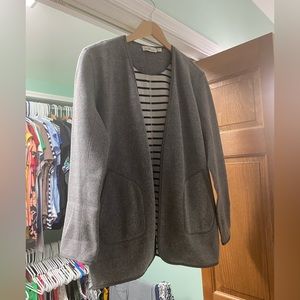 New without tags.  Vineyard vines cardigan.  The material is soft like fleece.